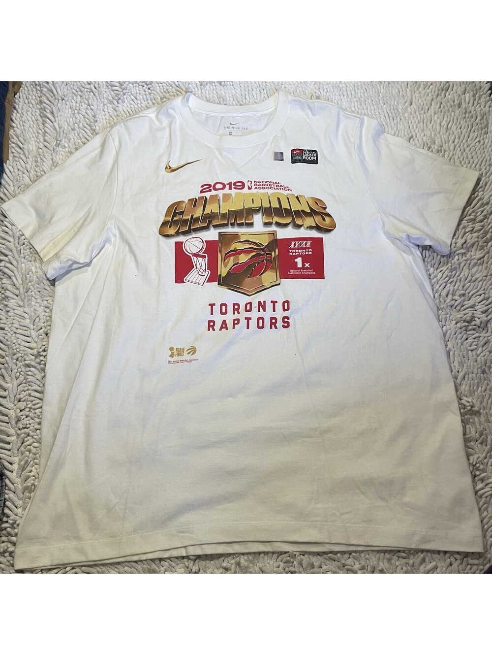 NWT Nike Toronto Raptors 2019 NBA Champions Tee Size Mens XXL